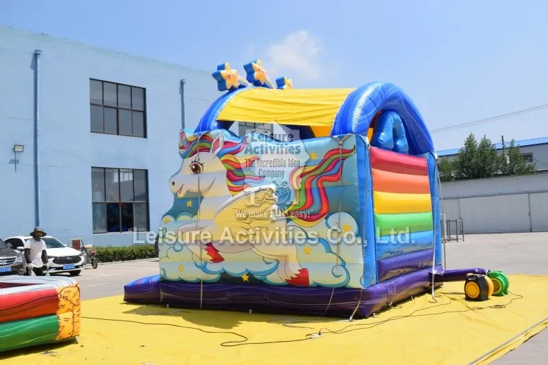Super Inflatable Bouncy Castles Unicorn Rainbow Super Inflatable Bouncy Castles Unicorn Rainbow