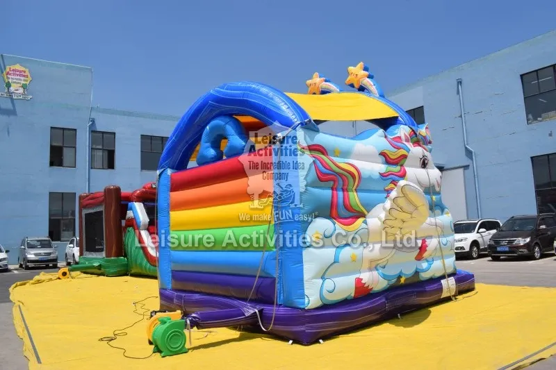Super Inflatable Bouncy Castles Unicorn Rainbow Super Inflatable Bouncy Castles Unicorn Rainbow
