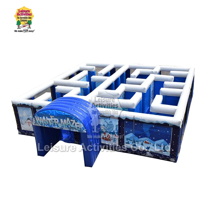 Inflatable हिवाळी चक्रव्यूह Inflatable हिवाळी चक्रव्यूह