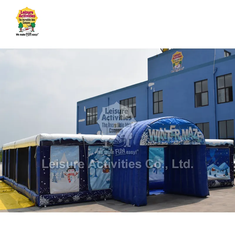 Inflatable हिवाळी चक्रव्यूह