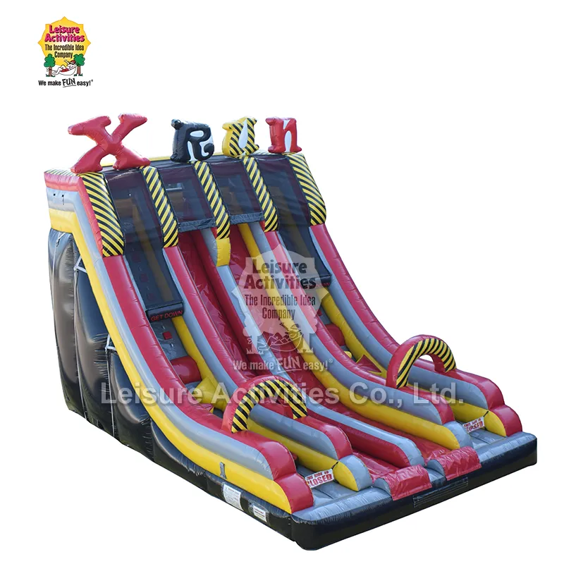 Inflatable Xtreme Fun Run डबल लेन स्लाइड